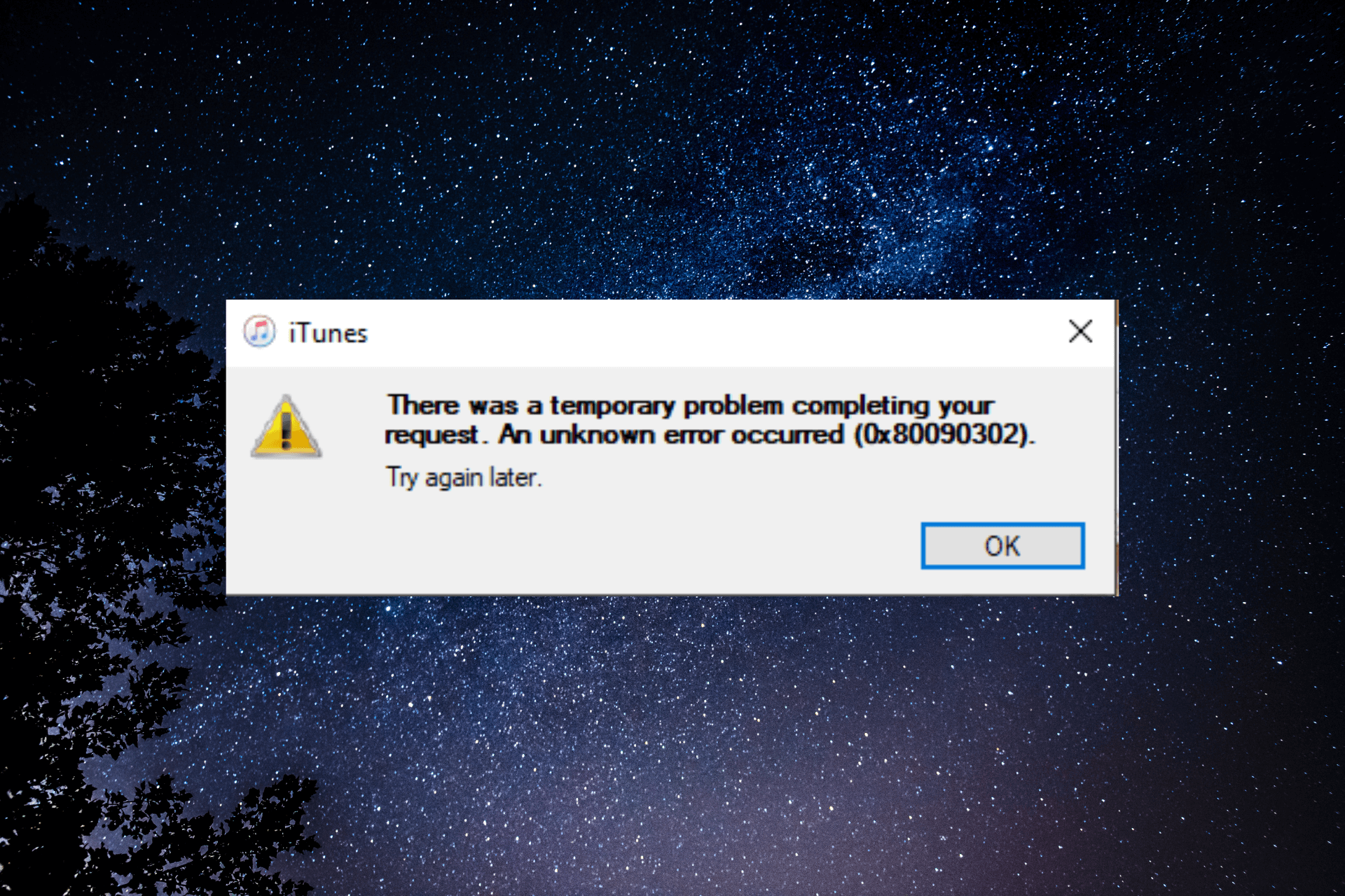 0x80090302 Error de iTunes Cómo solucionarlo (1)