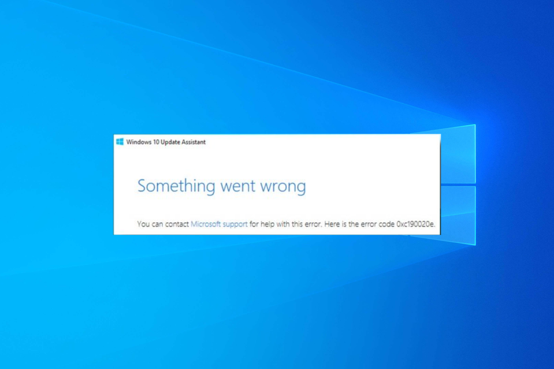 0xc190020e Error de actualización de Windows
