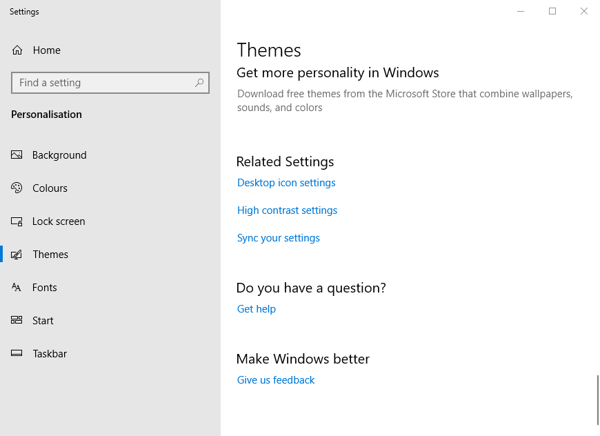 El icono de la papelera de reciclaje personalizada de Windows 10 de la pestaña Temas no se actualiza