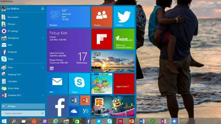 El menú de inicio no aparece en la vista previa técnica de Windows 10