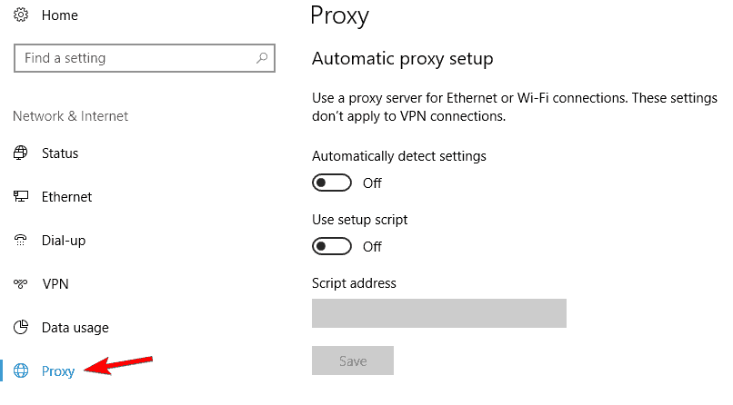 Error de actualización de Windows 10 8024402F