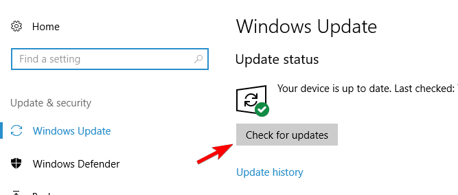 comprobar si hay actualizaciones actualización de Windows El perfil de usuario sigue desapareciendo