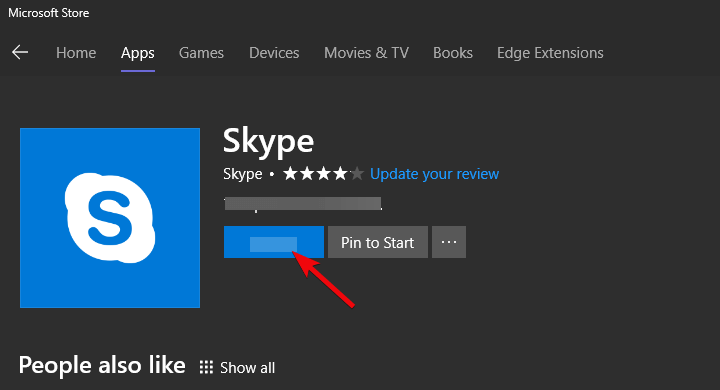 Vaya, hemos detectado un problema de Skype.