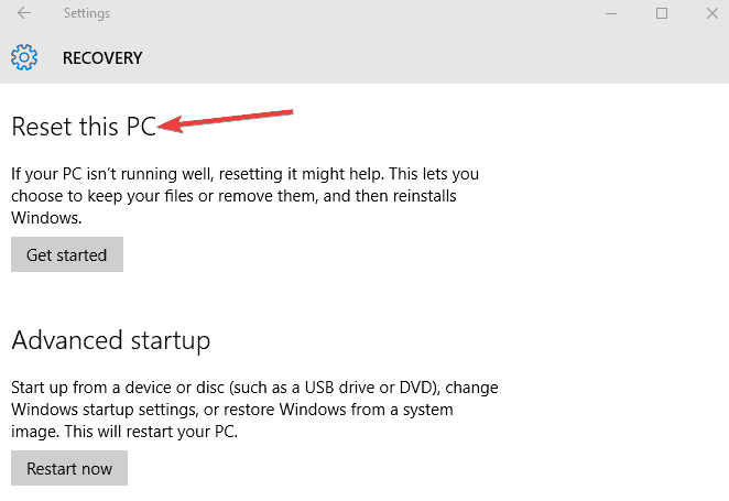 Error de Windows 10 en el segundo arranque