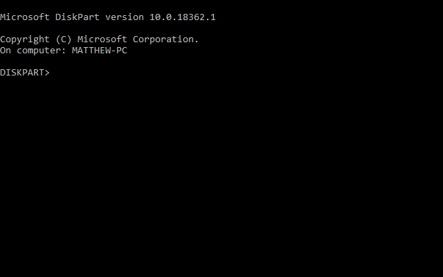 La utilidad Diskpart no pudo formatear la partición seleccionada (Error 0x8004242d)