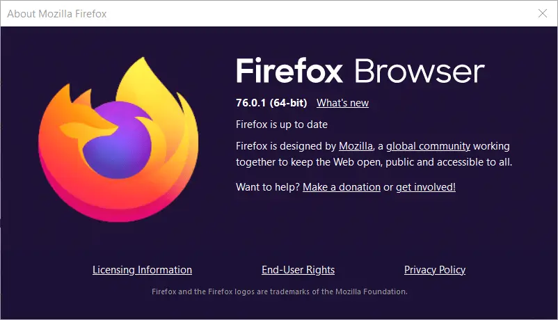Acerca del código de error de netflix de la ventana de Mozilla Firefox m7363-1260-00000026