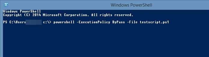Los scripts en ejecución de la política de ejecución ByPass están deshabilitados en este error de PowerShell del sistema