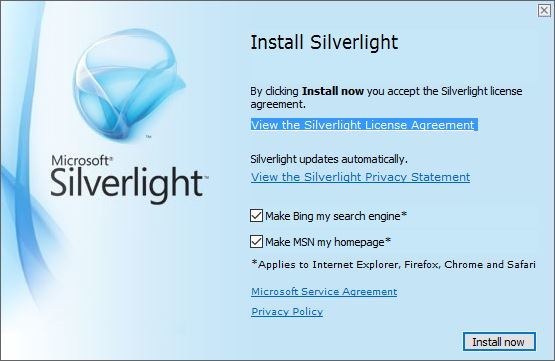 Silverlight installer netflix código de error u7121-3202