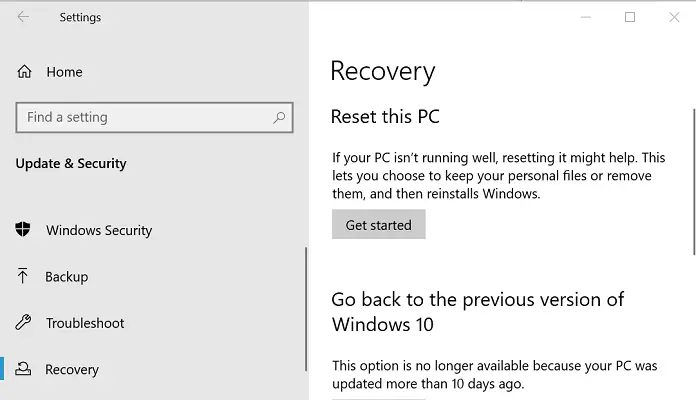 Windows 10 no abre personalizar