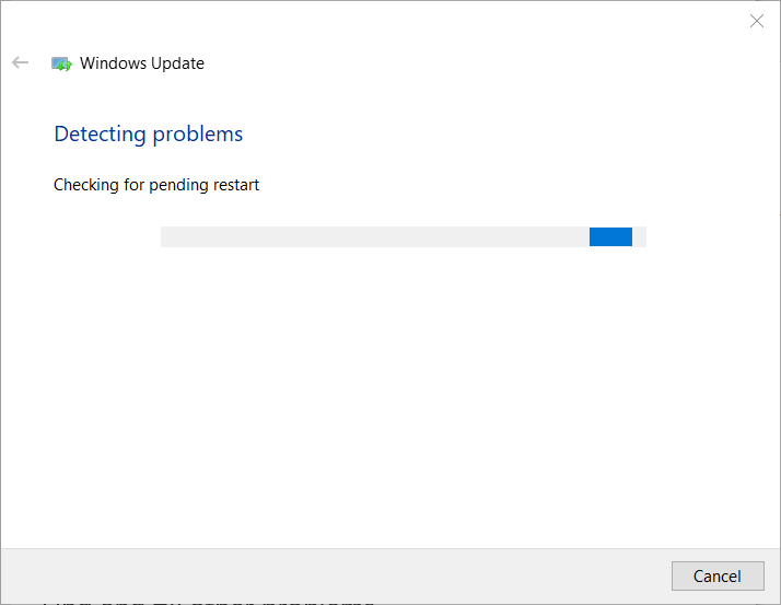 Solucionador de problemas de Windows Update Error de actualización de Windows 0xc1900130