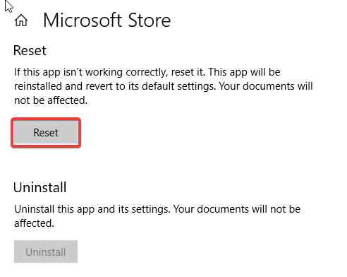 restablezca la tienda de Microsoft, no tiene ningún dispositivo aplicable vinculado a su cuenta de Microsoft