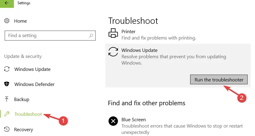solución de problemas de actualización de Windows