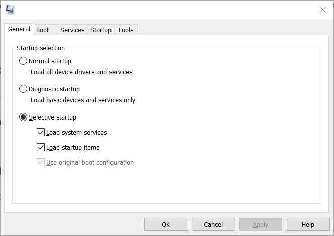 La pestaña General musicbee no abre Windows 10