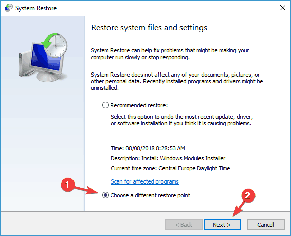 No se puede encontrar el archivo de script de Windows 7