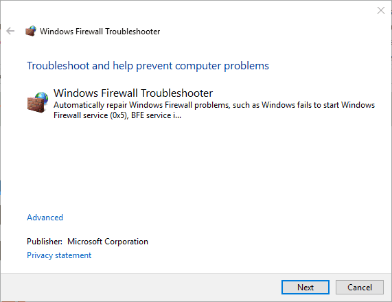 REVISIÓN: Firewall de Windows ha bloqueado algunas características de esta aplicación
