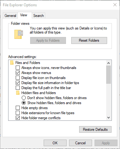 REVISIÓN: Esta carpeta está vacía error en Windows 10/11