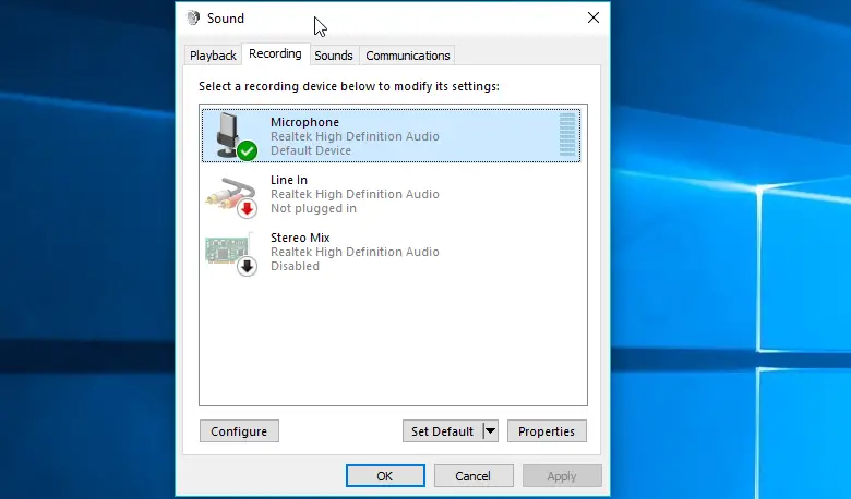 El micrófono interno no funciona en Windows 10/11 [HP]