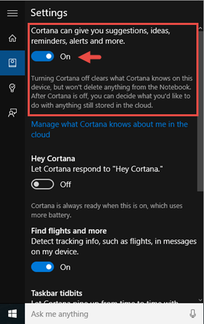 El altavoz de Cortana no funciona