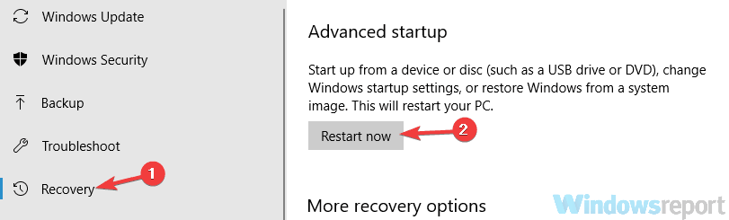   La cubierta tipo Surface Pro 4 no funciona el botón Reiniciar ahora
