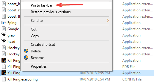 anclar a los elementos de la barra de tareas anclados a la barra de tareas desaparecer windows 10