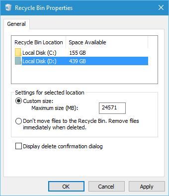 REVISIÓN: los elementos eliminados de Windows 10/11 no están en la Papelera de reciclaje