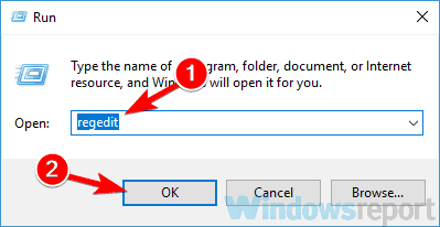 regedit run window Windows 10 algunas de sus cuentas requieren atención