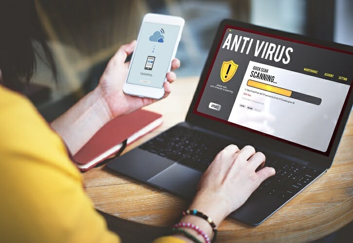 desactivar temporalmente el antivirus