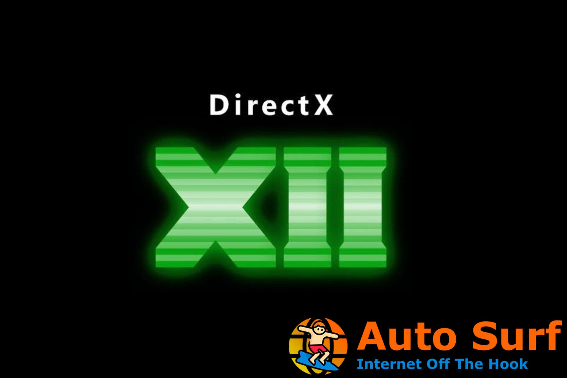 Errores de DLL de DirectX