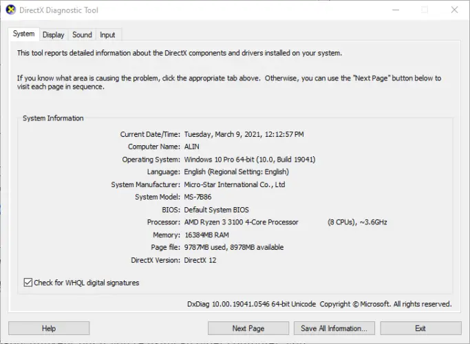 REVISIÓN: No se puede instalar DirectX en Windows 10/11