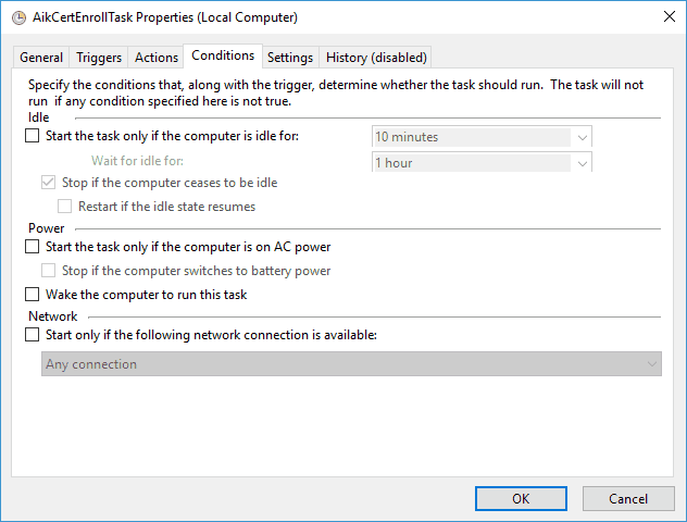 El Programador de tareas de Windows no inicia la tarea en el próximo tiempo de ejecución