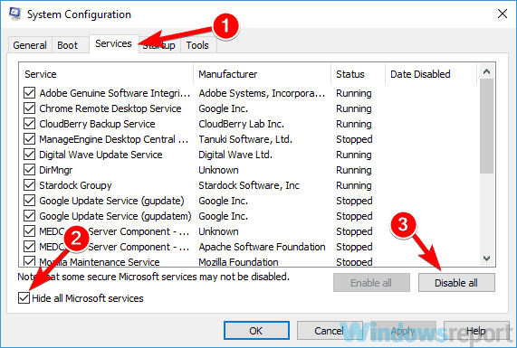 servicios deshabilitar El idioma o la edición de la versión de Windows 