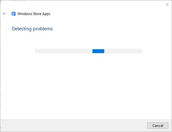 código de error del solucionador de problemas de aplicaciones de Windows Store 0xa00f4271