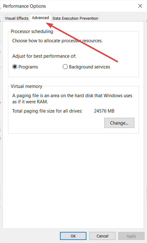 Solución rápida de advertencia de memoria baja en Windows 10/11