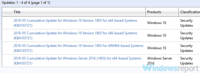 error de catálogo de actualización de Windows 0x80240034