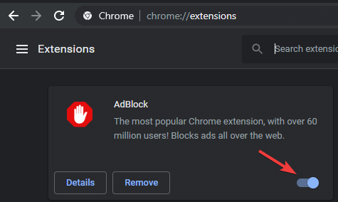 Extensiones de Chrome - Algo salió mal Squarespace