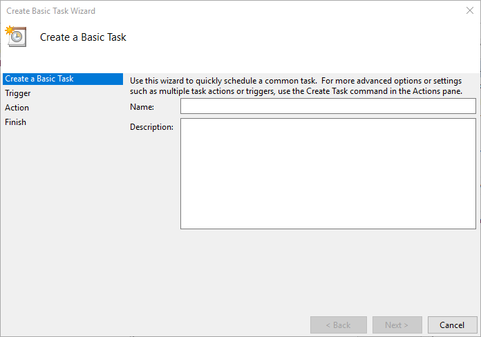 El asistente de tareas Windows Defender necesita escanear su computadora
