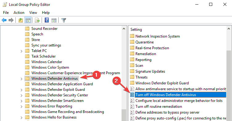 Windows Defender no enciende Windows 10 Spybot
