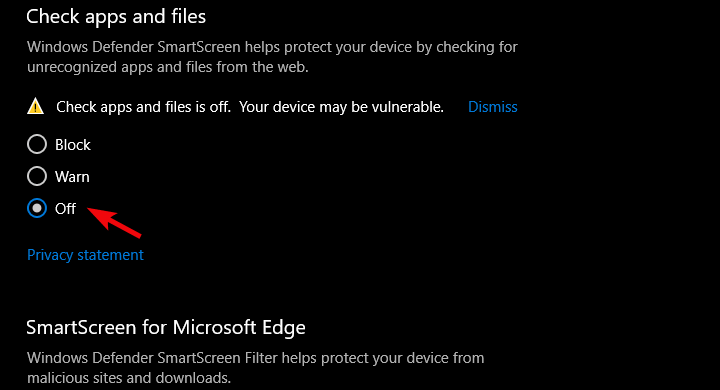 La pantalla inteligente de Windows Defender impidió que se iniciara una aplicación no reconocida