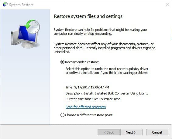 REVISIÓN: Windows no pudo encontrar un controlador para su adaptador de red