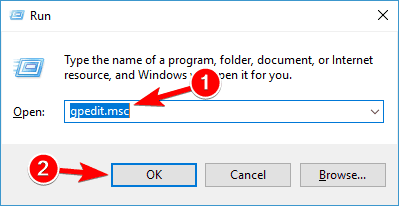 Windows Defender bloqueado por la directiva de grupo de Windows 7
