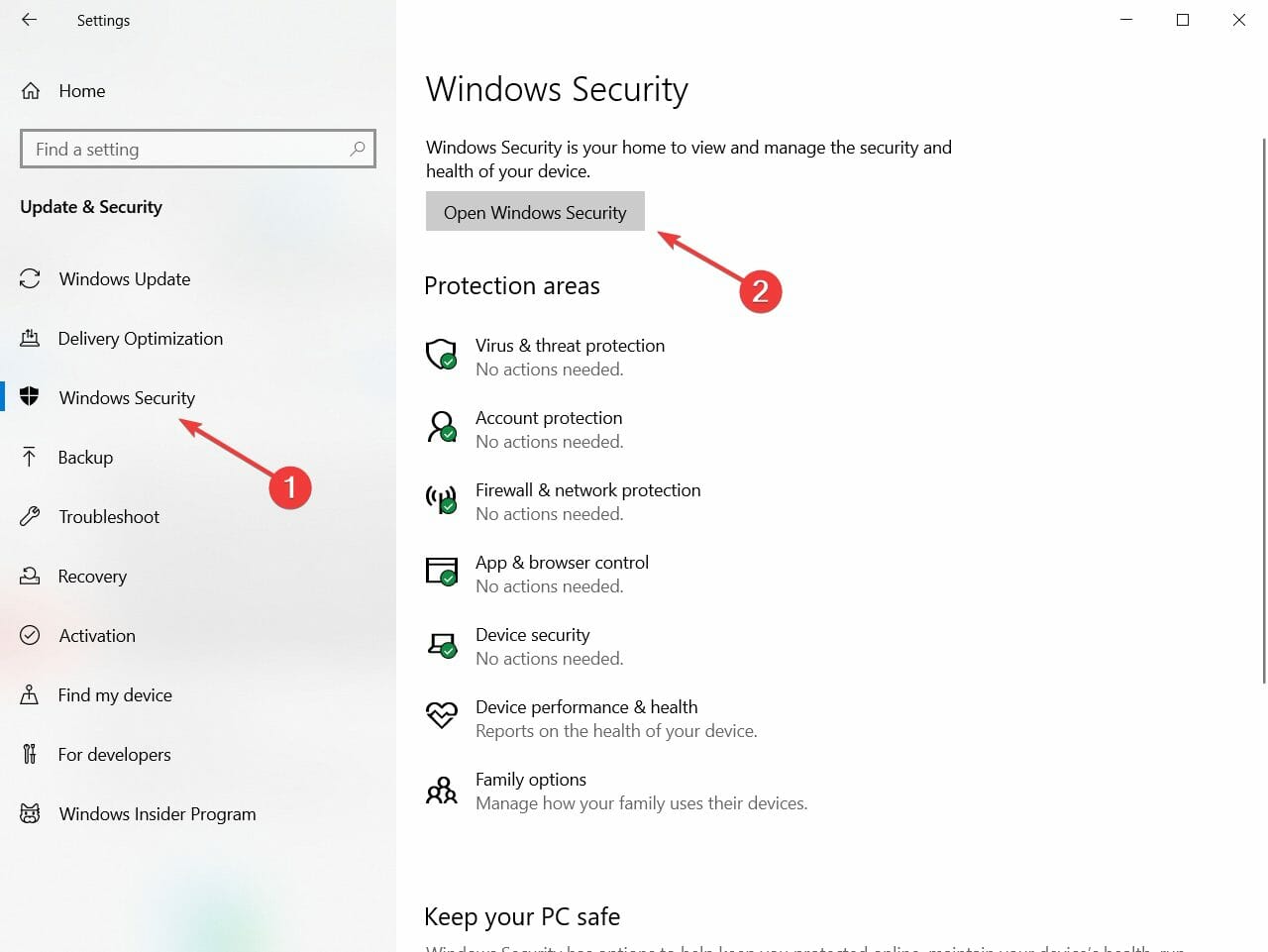 REVISIÓN: Windows Defender está desactivado por la directiva de grupo