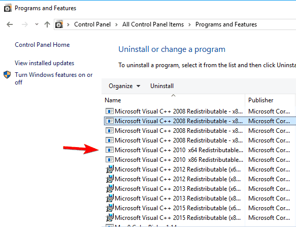Error de tiempo de ejecución de Microsoft Visual C++ Internet Explorer