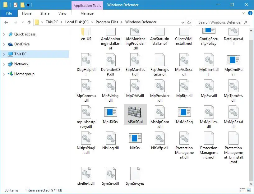 Windows Defender desactivado por política de grupo