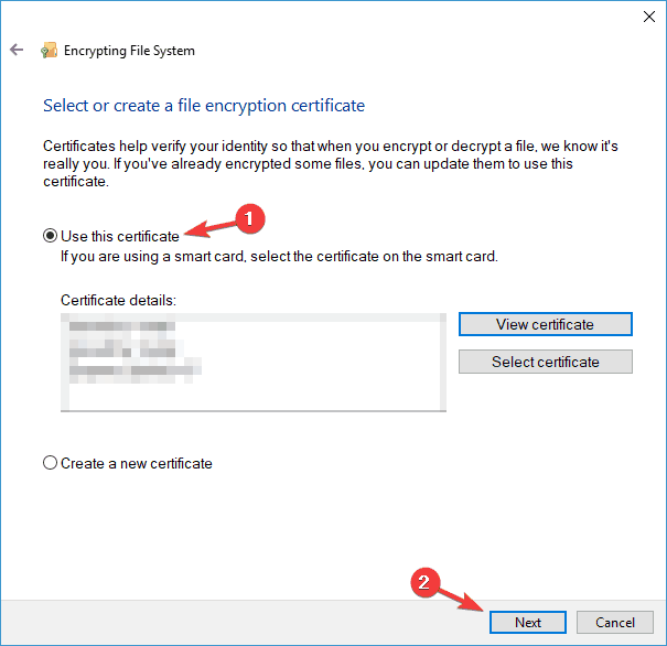 El error del proveedor de servicios criptográficos de Windows que el token de seguridad no tiene