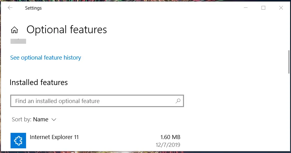 Las funciones opcionales no pueden instalar el paquete de funciones de Windows Media