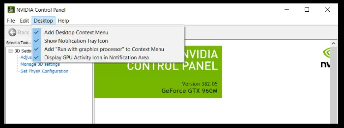 Cómo solucionar el problema de falta del servicio del controlador de pantalla de Nvidia