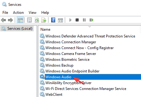 Sin sonido Altavoces de Windows 10