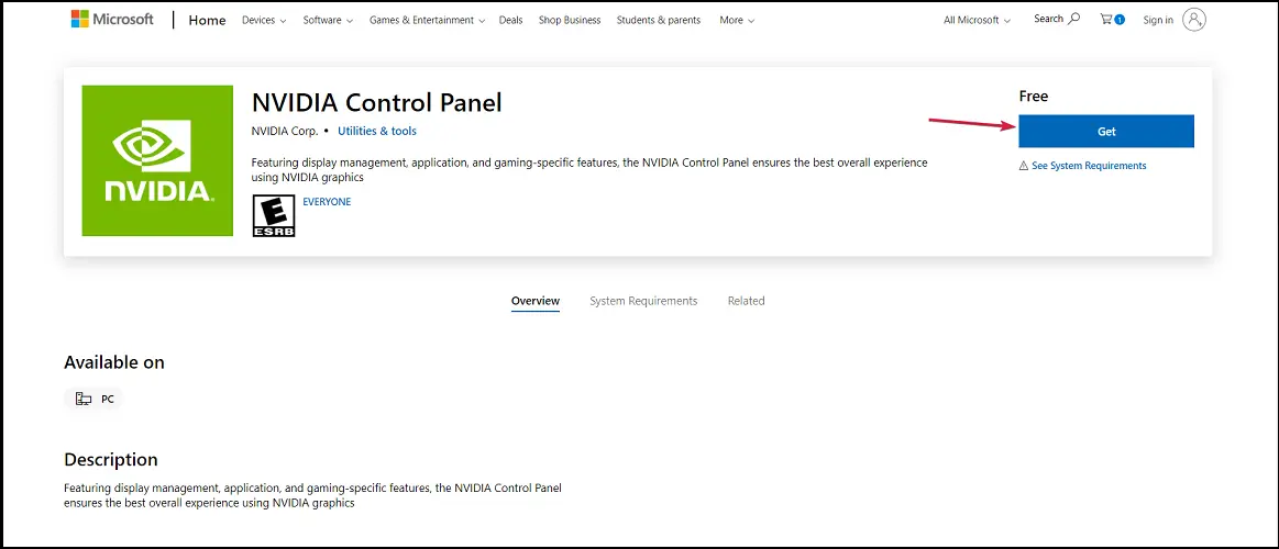 El panel de control de Nvidia no se abre: cómo forzarlo manualmente