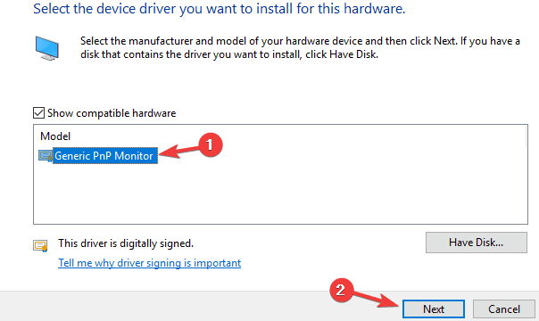 Falta el control deslizante de brillo de Windows 10
