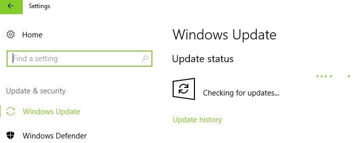 Windows actualiza el error del sistema de archivos 2018375670